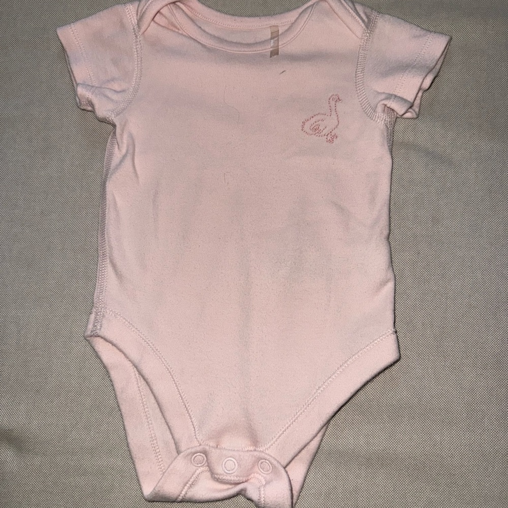 Adorable‎ Pink Baby Bodysuit